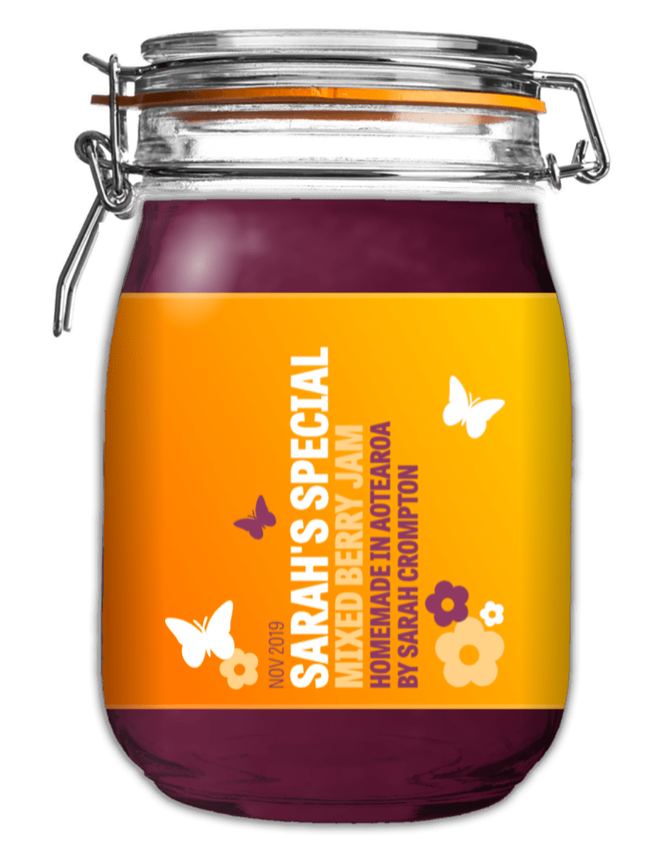 Jam & Preserve Jar Labels Custom Designs Jam Labelizer