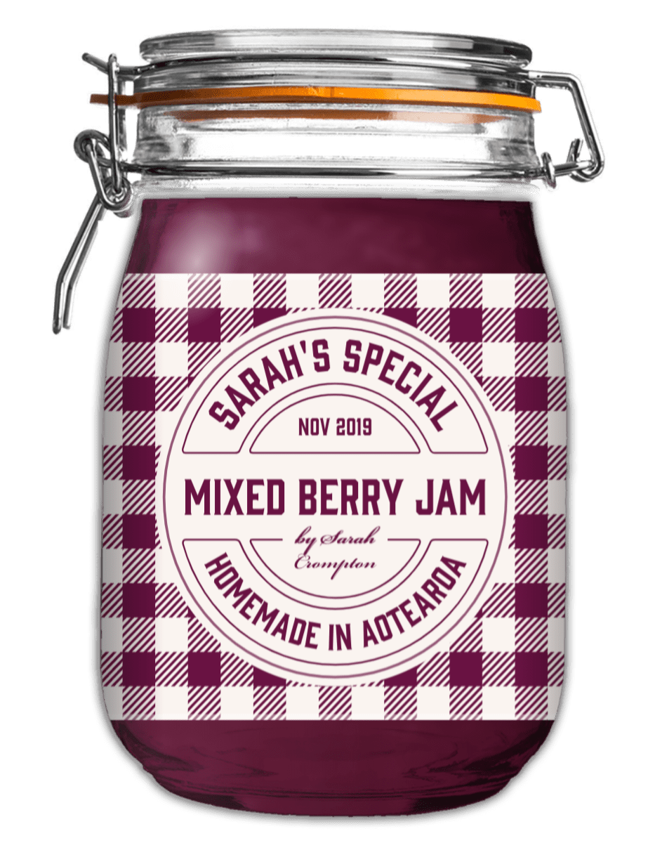 Jam & Preserve Jar Labels Custom Designs Jam Labelizer