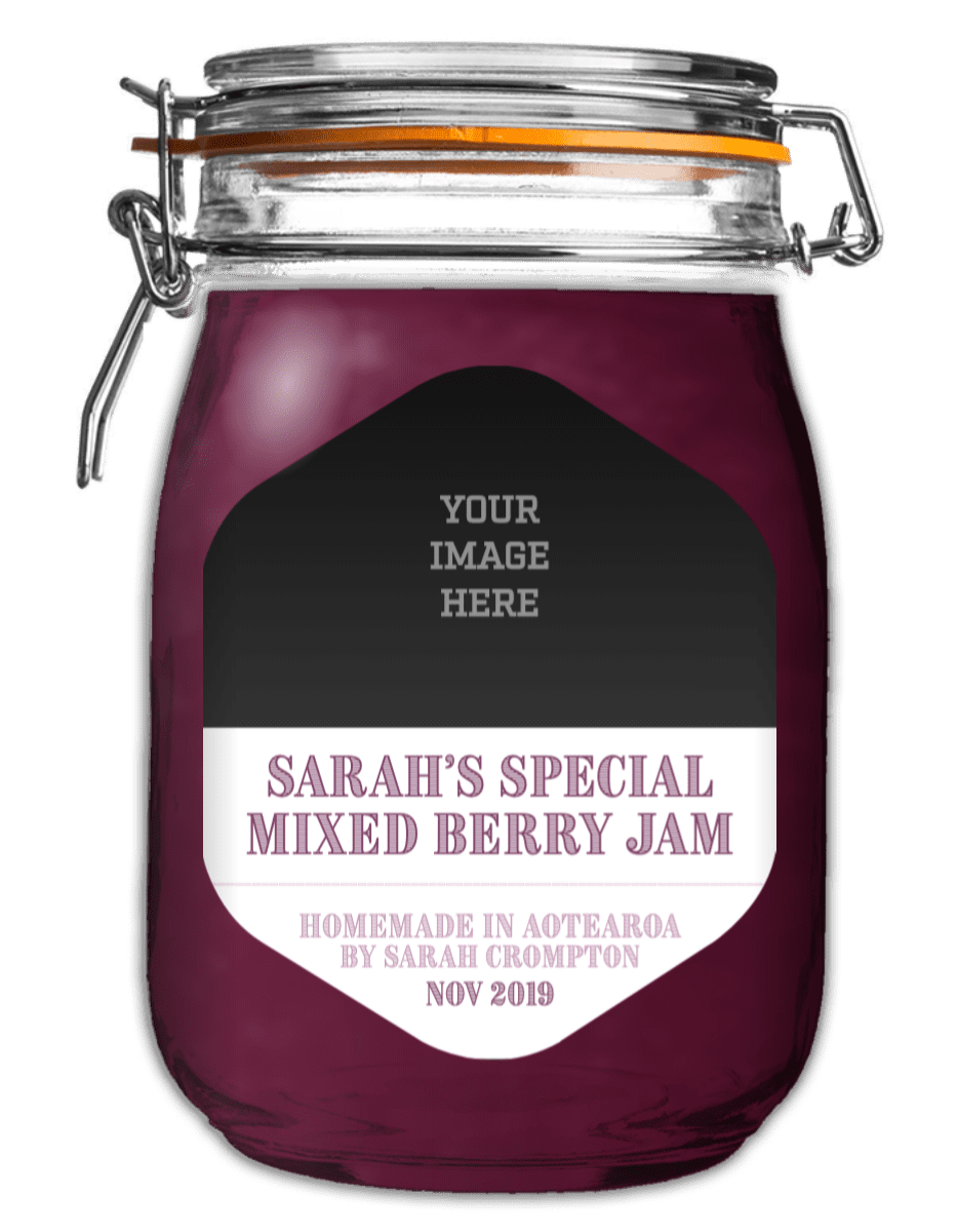 Jam & Preserve Jar Labels Custom Designs Jam Labelizer